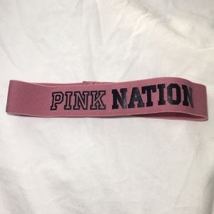 Pink headband
